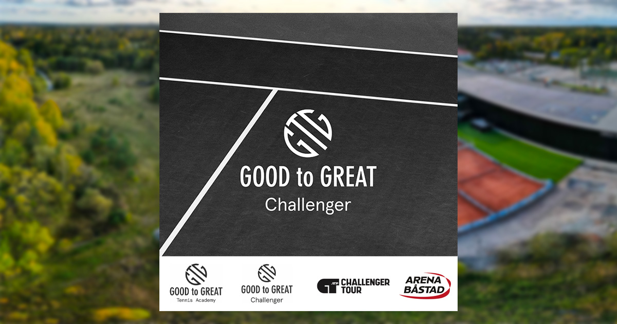 Ny viktig ATP tennistävling i Sverige- Good to Great Challenger